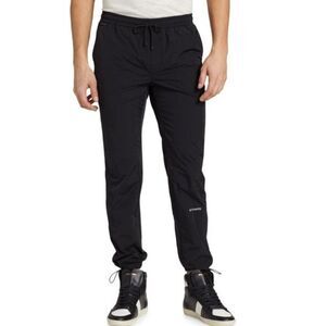 Stampd Mens XL Black Cardiff Nylon Joggers
